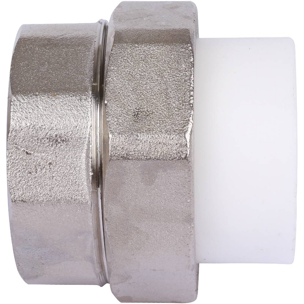 Муфта разъемная Kalde 32x1 1/4 с внутренней резьбой для полипропиленовых труб под сварку (цвет белый), 3252-tuf-321a00