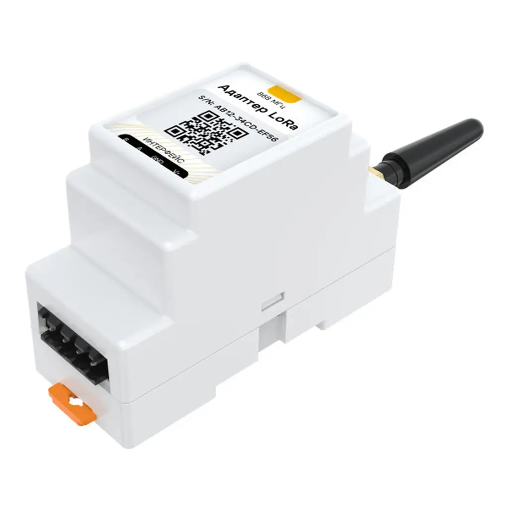 ec01096 (ec01040) Ectocontrol Адаптер для датчиков LoRa, DIN, RS485 (Modbus)