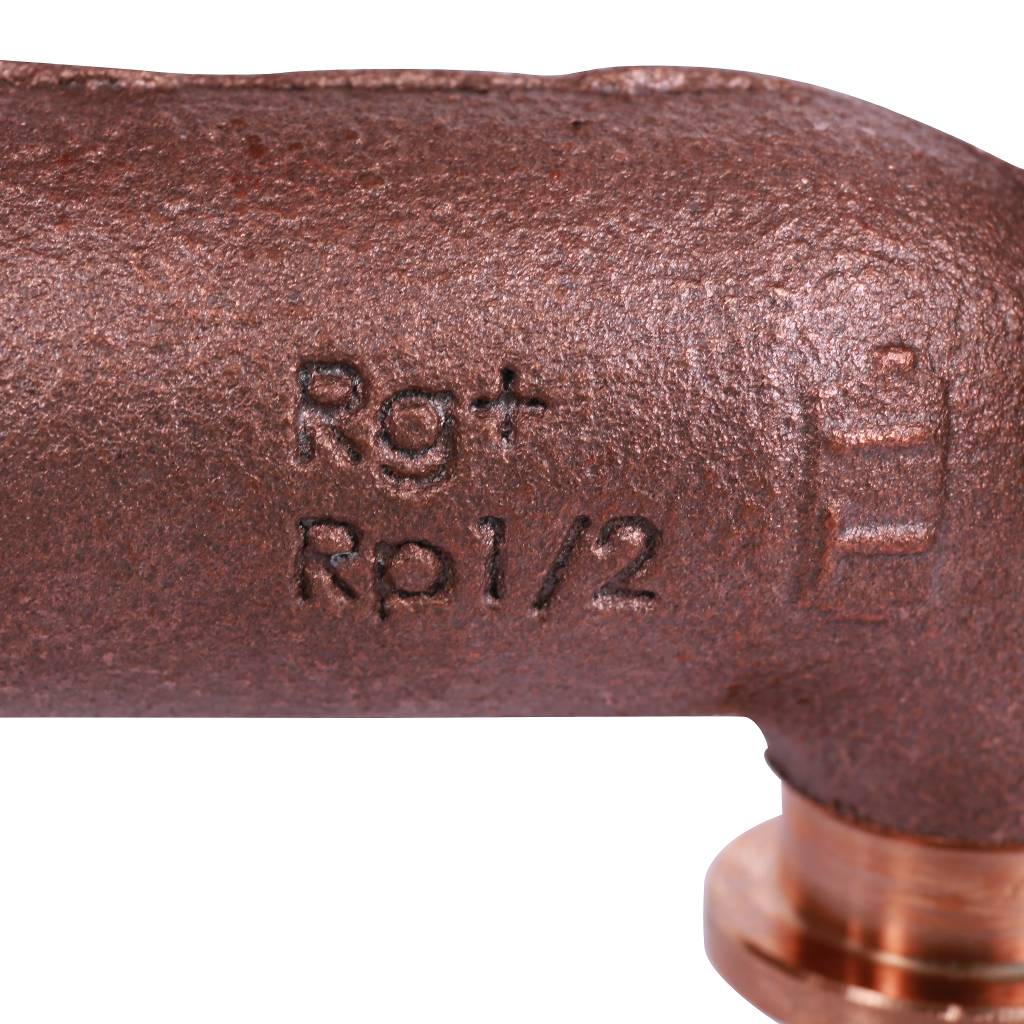 Угольник настенный РЕХАУ RAUTITAN с внутр. резьбой 16-Rp 1/2 длинный, 59 мм RX+ для труб из сшитого полиэтилена аксиальный