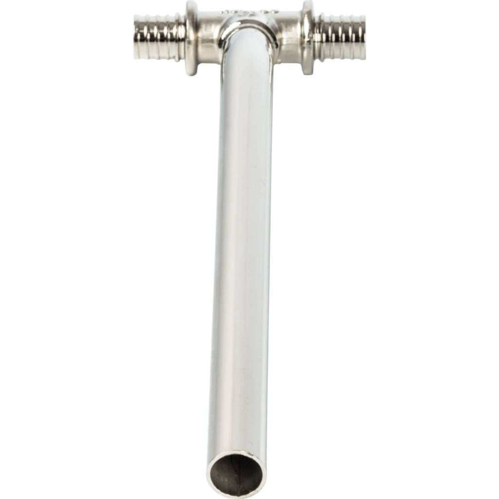 Трубка STOUT для подкл-я радиатора, Т-образная 16/250 для труб из сшитого полиэтилена аксиальный