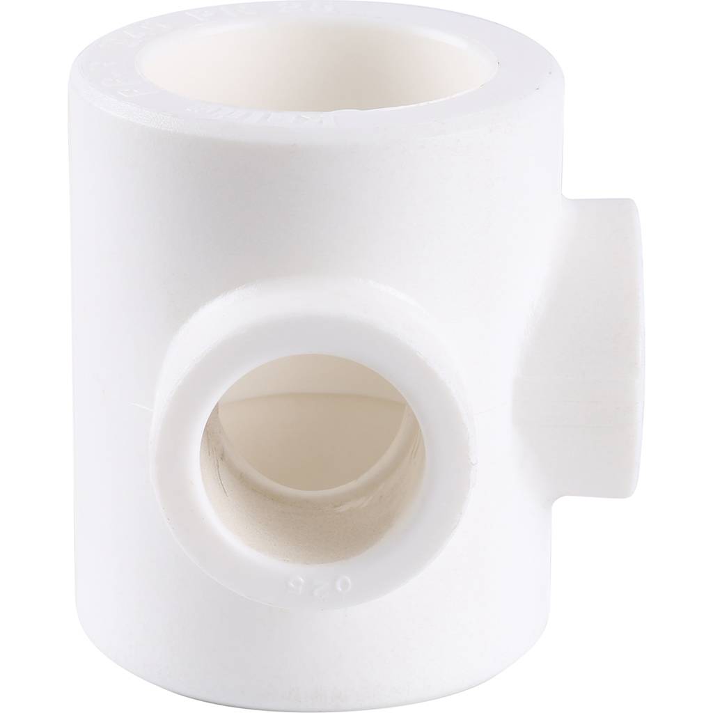 Крестовина переходная Kalde 40*25 для полипропиленовых труб под сварку (цвет белый), 3212-cdl-402500