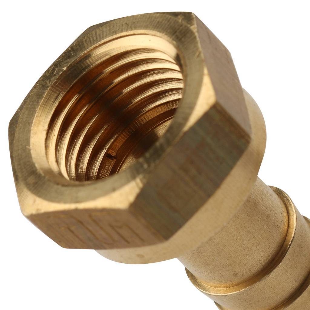 Штуцер TIEMME 10x3/8 Roma с внутренней резьбой, 1500454