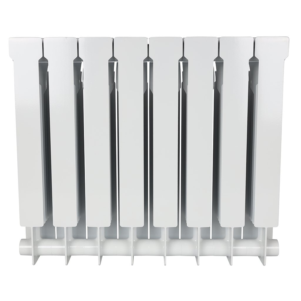 Радиатор биметаллический STOUT VEGA 500 8 секций боковое подключение (белый RAL 9016), SRB-1310-050008