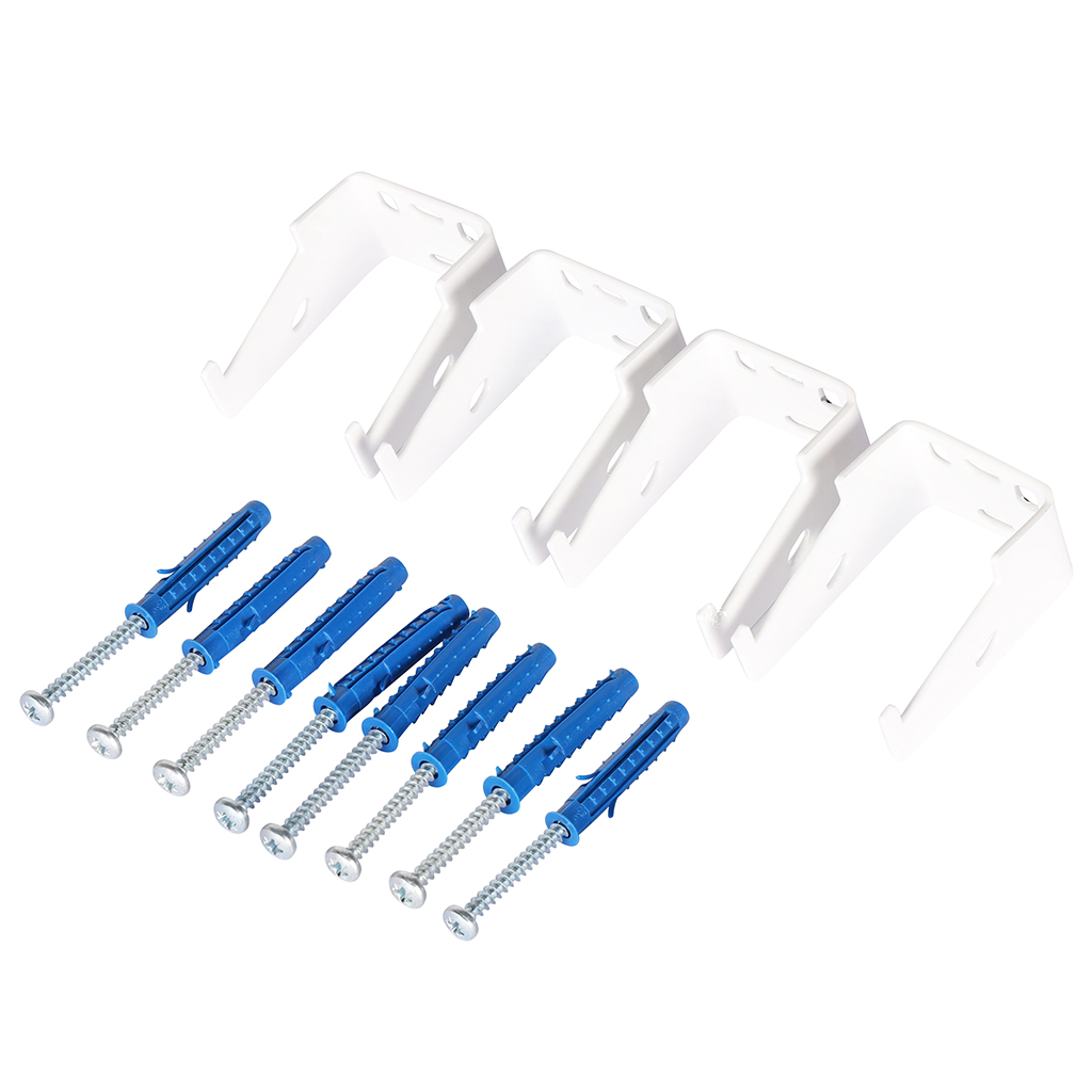 2-х трубчатый радиатор стальной ROMMER RST 2030/16 секций нижнее правое подключение RAL9016, RST-203016-020