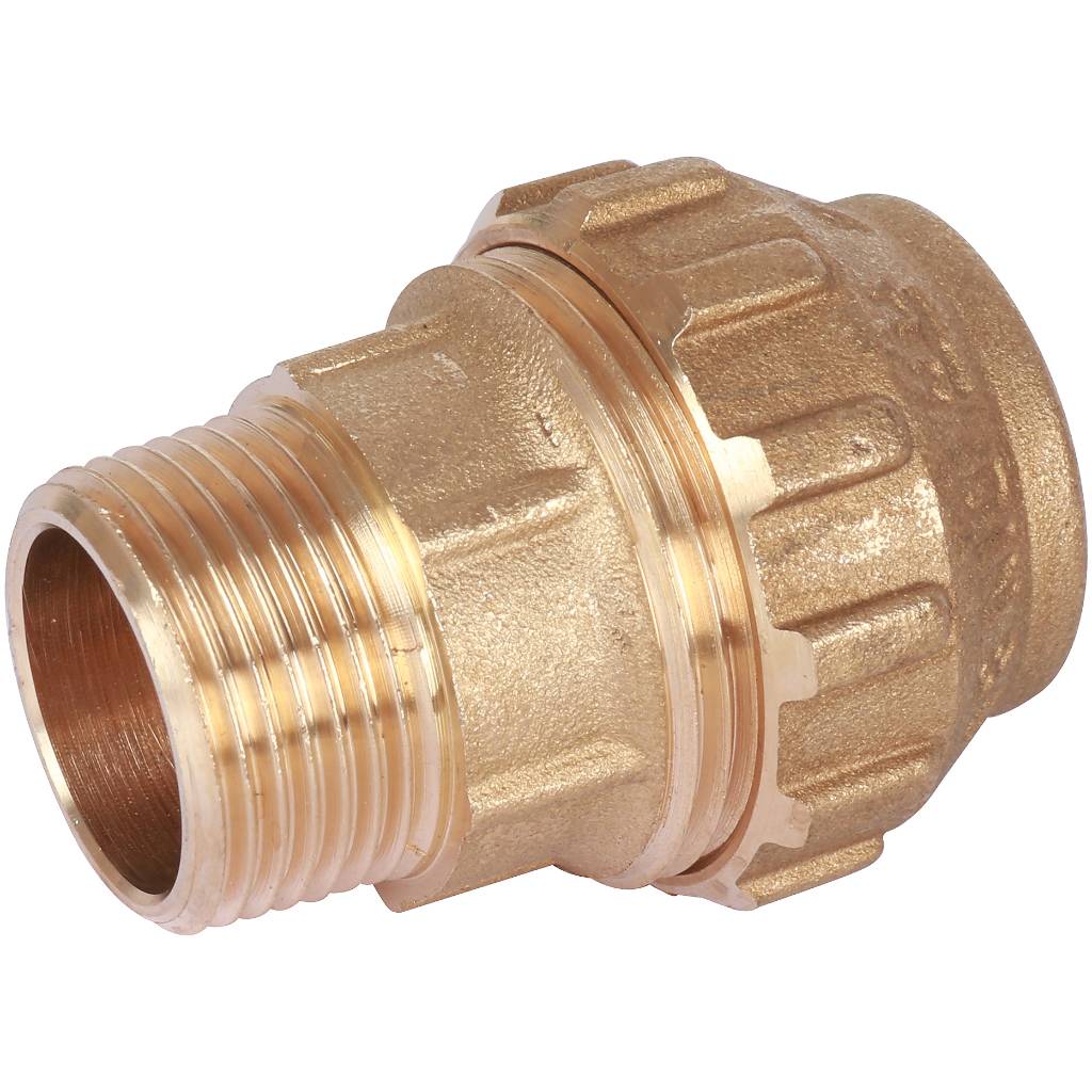 Муфта TIEMME с наружной резьбой 25х3/4 для труб ПНД винтовой, 3400002