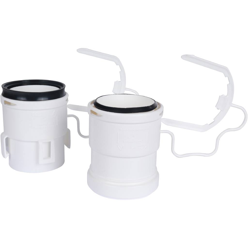 *SCA-8080-220080 STOUT Элемент дымохода конденсац. к-т адаптеров для гибкой трубы DN80