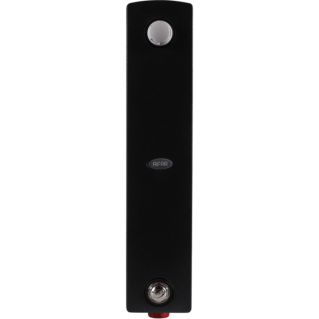 Радиатор биметаллический RIFAR SUPReMO VENTIL 350 SVR 12 секций нижнее правое подключение (Цвет АНТРАЦИТ), 4RS35.VR-12-AN