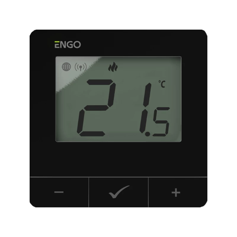 Умный Терморегулятор ENGO Controls ZigBee/868 МГц, 2хАА, черный