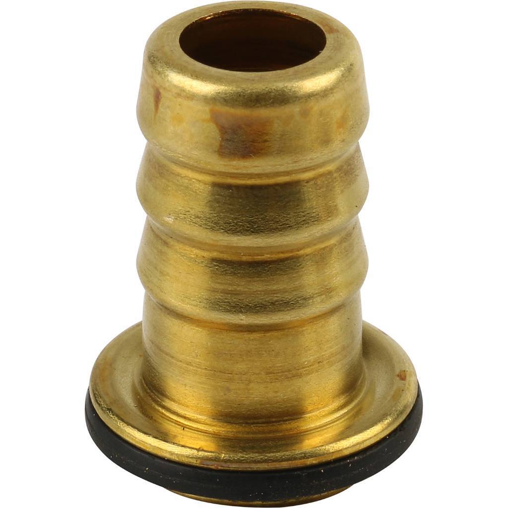 Кран латунный Itap 139 1/2 со штуцером и заглушкой