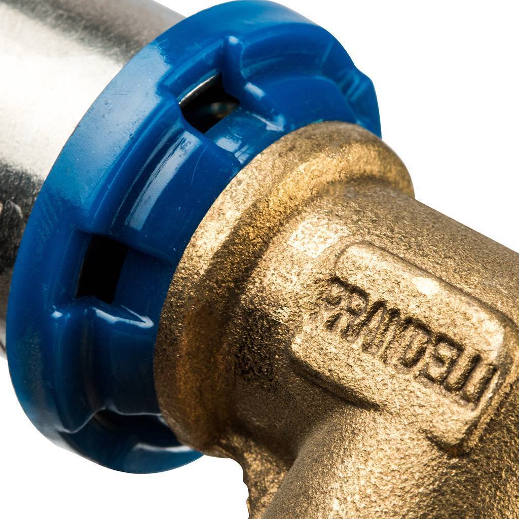 Угольник Prandelli Multyrama 90 с внут.рез. (20х2,0)х1/2 профиль H, TH, U для металлопластиковых труб прессовой, 509.04.52.0