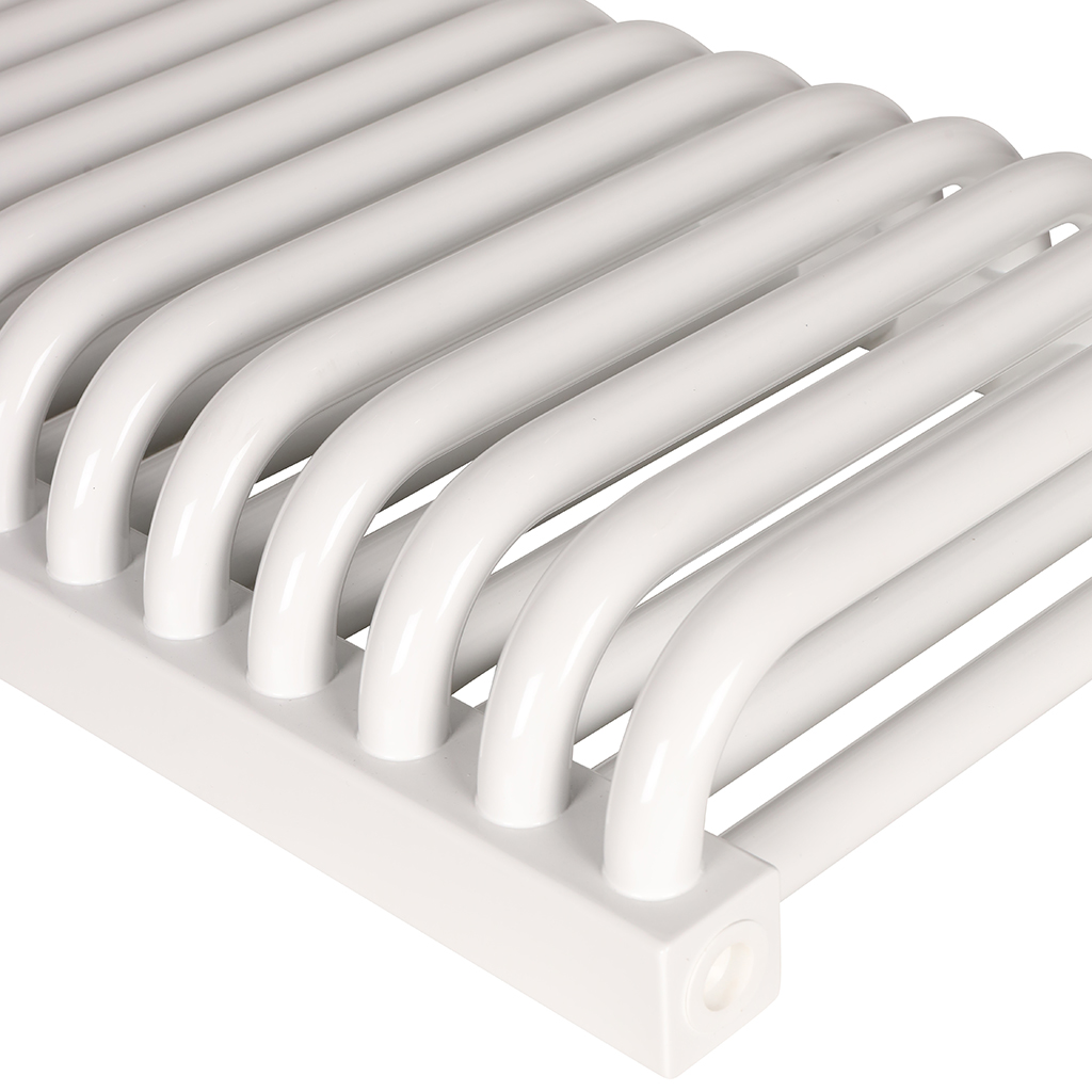 2-х трубчатый стальной радиатор ROMMER RST 2030/14 секций боковое подключение RAL9016, RST-203014-010