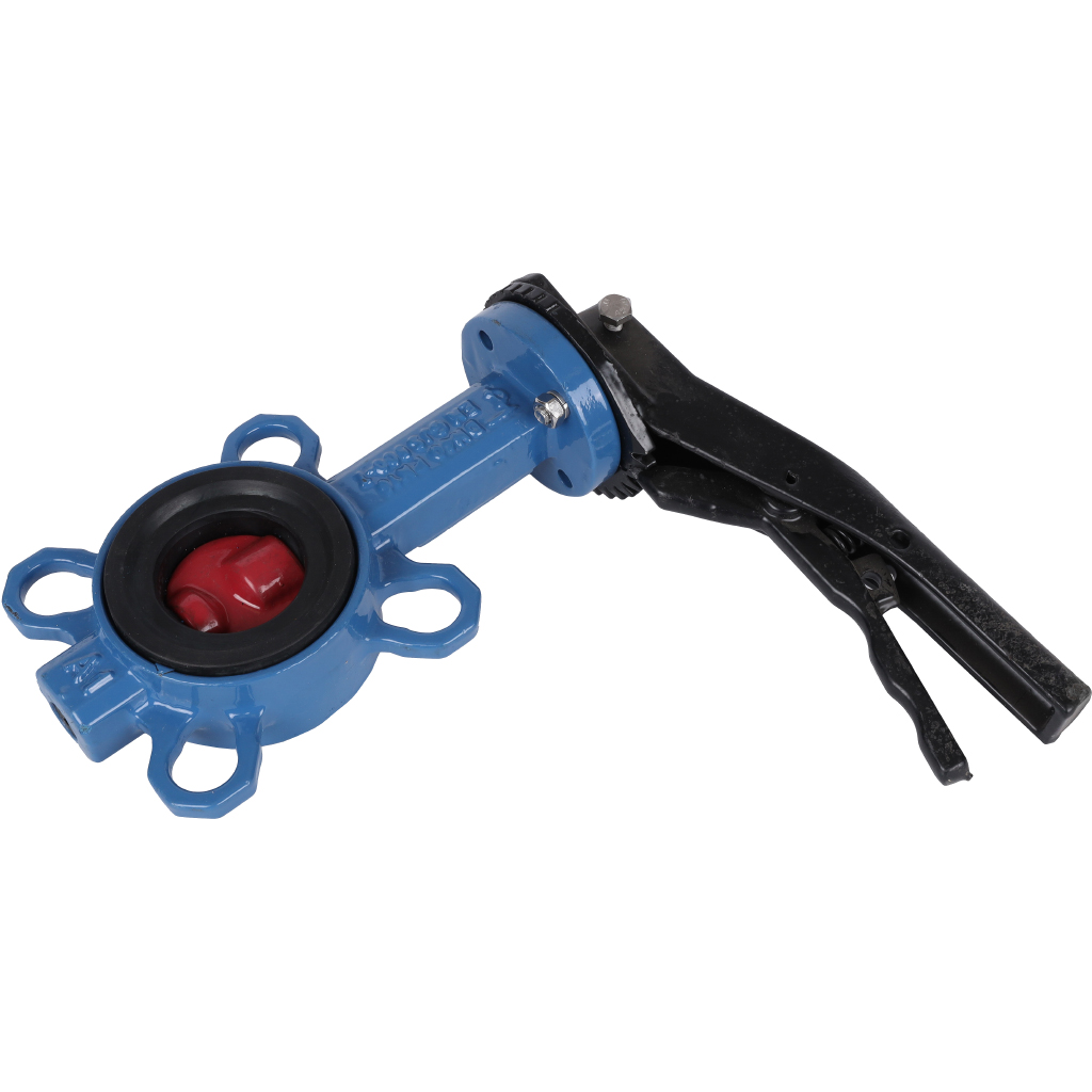 Затвор поворотно-дисковый Tecofi VPI4448 DN 40 PN 16 межфланцевый с ручкой из чугуна EPDM