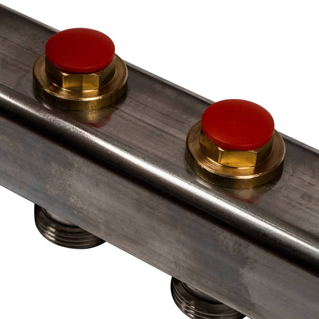 Коллектор из нержавеющей стали без расходомеров STOUT 6 выходов