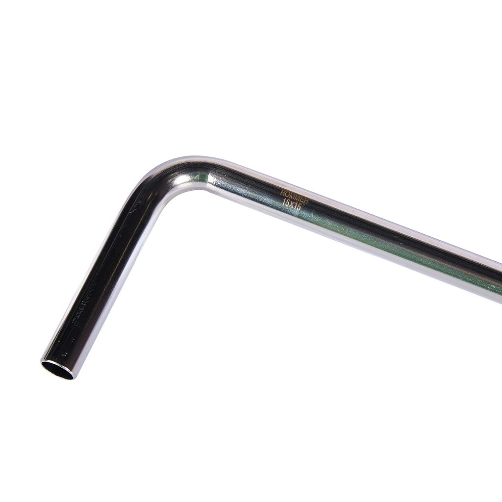 Отвод безраструбный ROMMER 90° НПр-НПр, 15х100х600, из нержавеющей стали прессовой