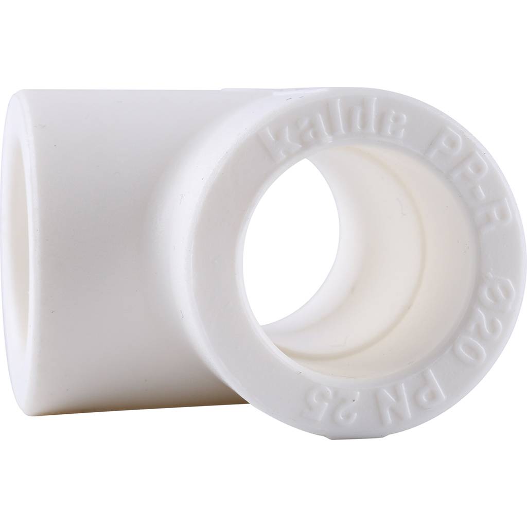 Тройник Kalde d=20 для полипропиленовых труб под сварку (цвет белый), 3212-teo-200000