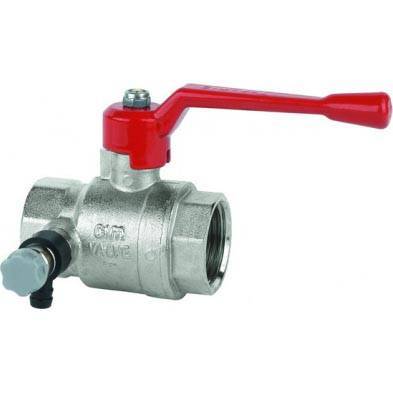 Кран шаровой Cimberio 200 1/2 серии Т14 полнопроходной со сливом PN60 ВВ рычаг, CIM 200 12