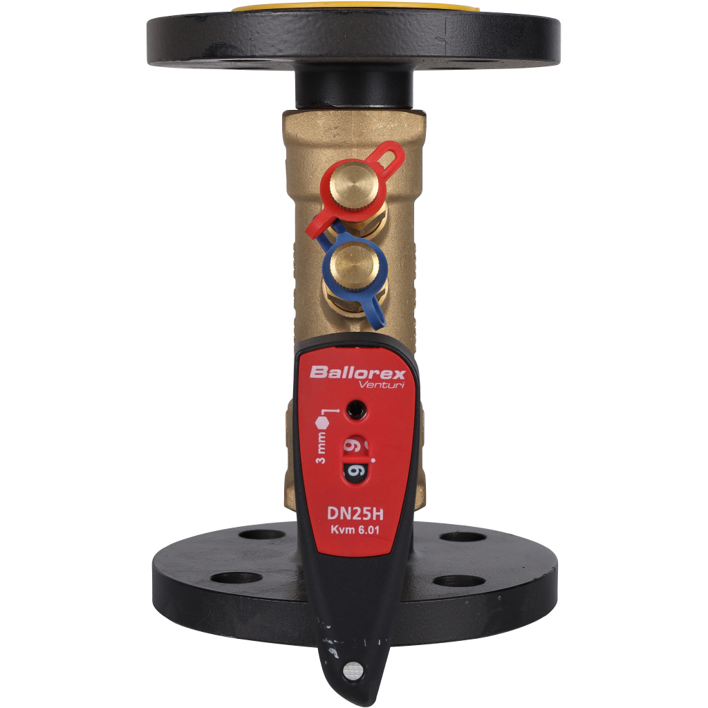 Клапан балансировочный БРОЕН Venturi FODRV DN 025 PN 16 ручной повышенной пропускной способности фланцевый