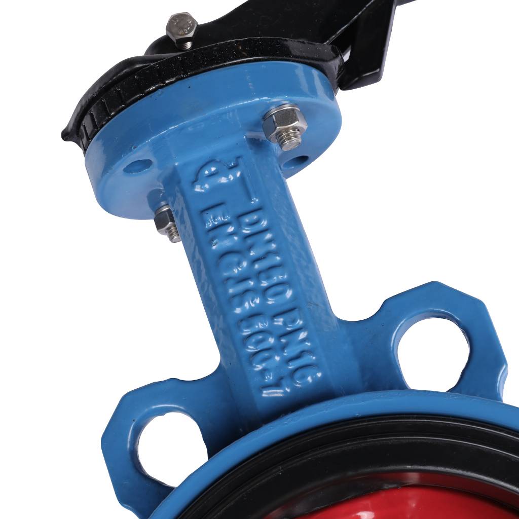 Затвор поворотно-дисковый Tecofi VPI4448 DN 150 PN 16 межфланцевый с ручкой из чугуна EPDM