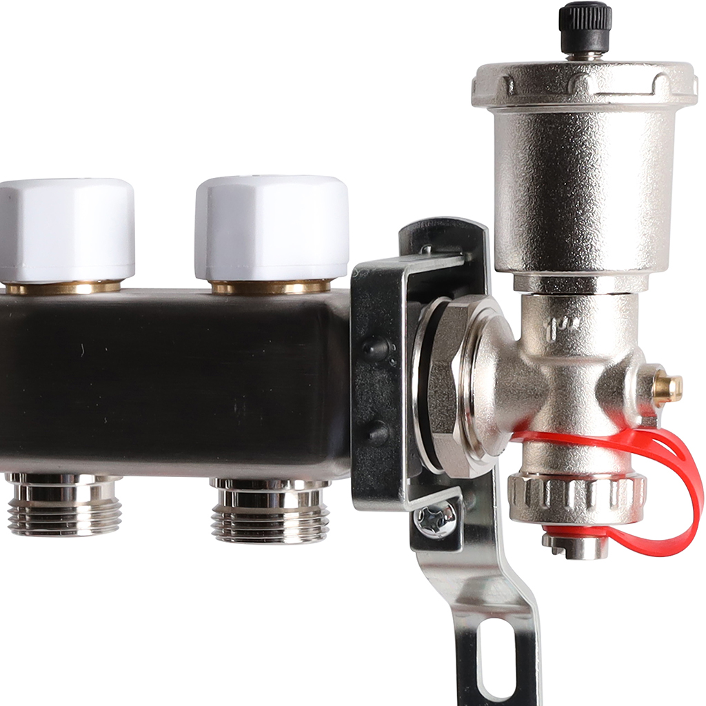 Коллектор из нержавеющей стали в сборе с расходомерами ROMMER 11 выходов, RMS-1210-000011