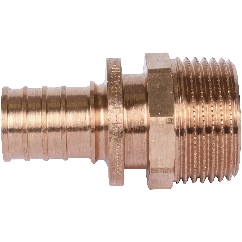 Переходник РЕХАУ RAUTITAN с наружной резьбой 25-R 1 RX+ для труб из сшит полиэтил аксиальный, 14563191001