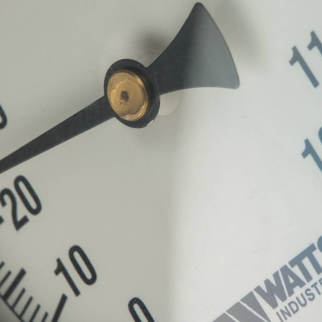 Термометр биметаллический WATTS с погружной гильзой 100 мм