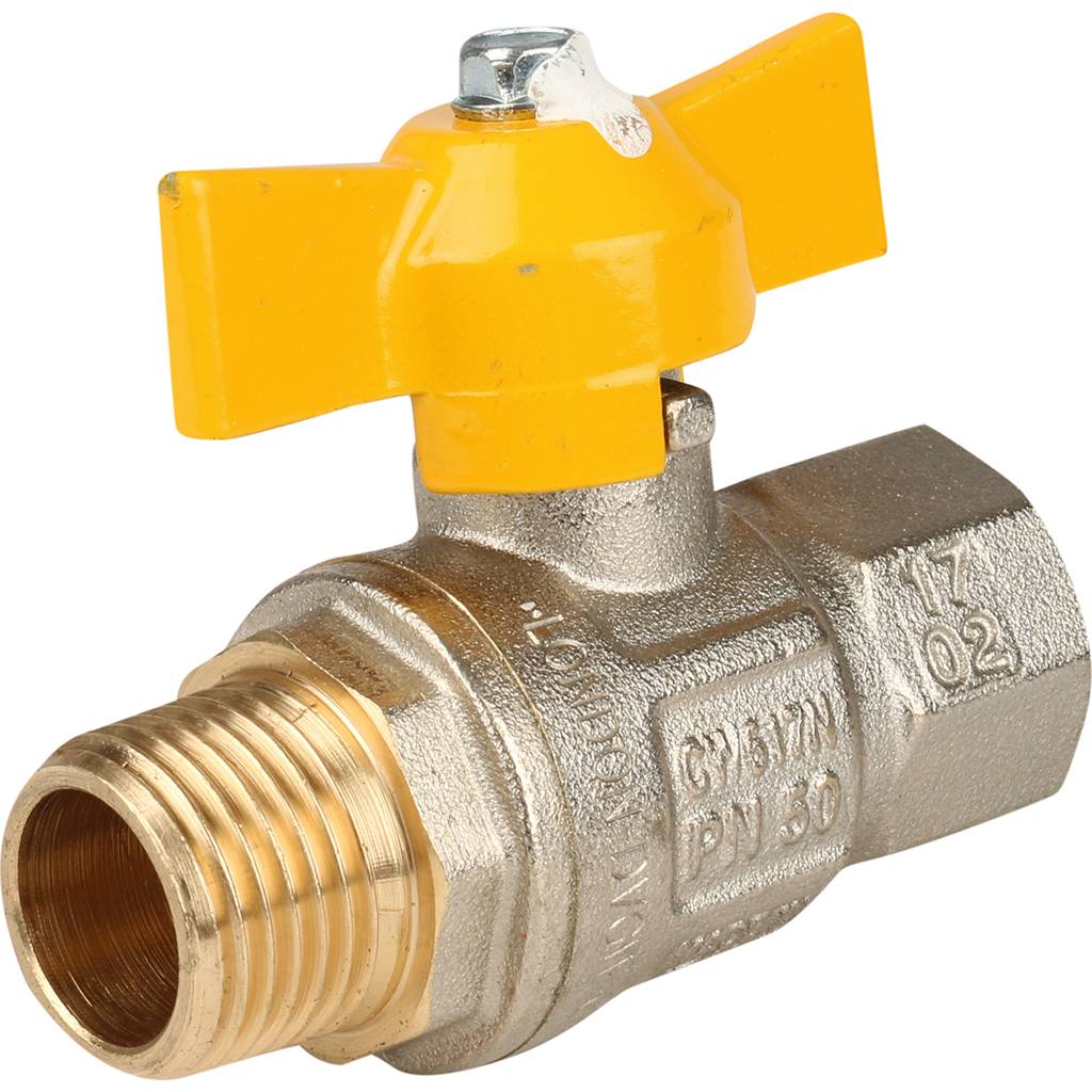 Кран шаровый Itap LONDON 069 1/2 HP-BP полнопроходной, ручка-бабочка, 26080