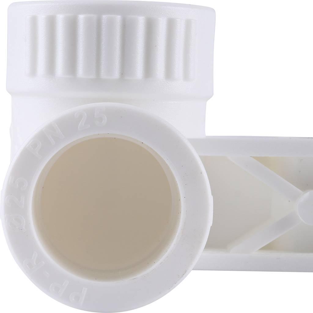 Настенный комплект Kalde 25х1/2 для смесителя для полипропиленовых труб под сварку (цвет белый), 3222-bat-250b05