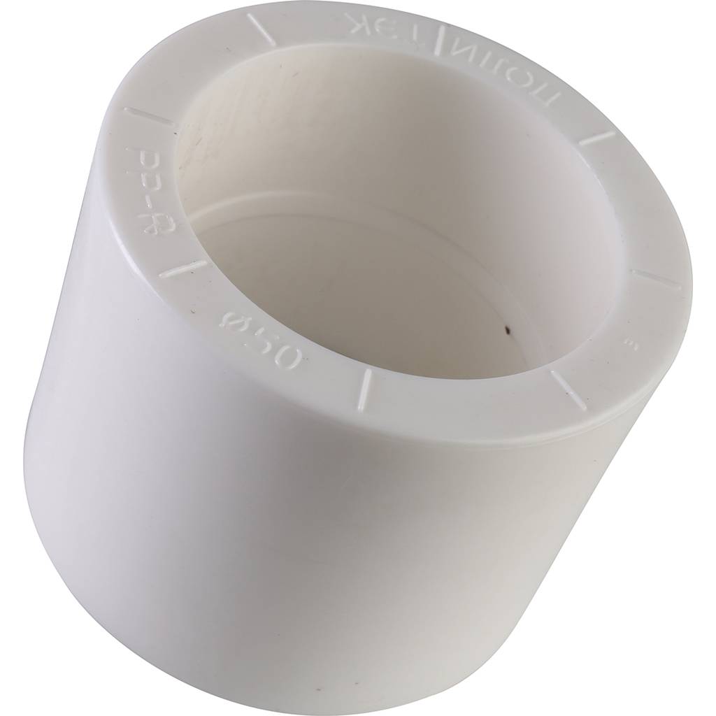 Муфта для полипропиленовых труб под сварку (цвет белый) Политэк d=50, 9000000250