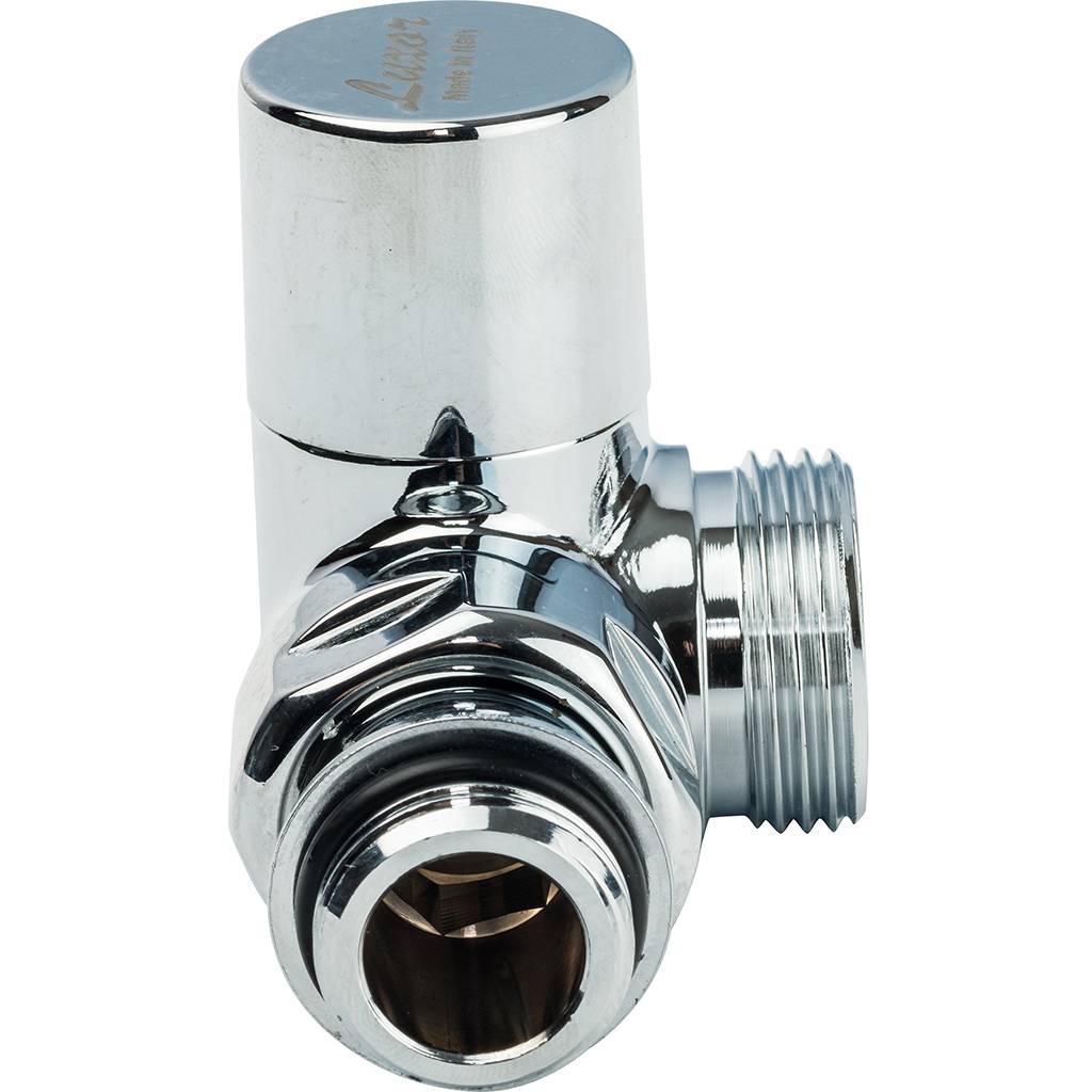 Термостатический комплект LUXOR 1/2 EK угловой левосторонний KT 273/A, 14792703LUX