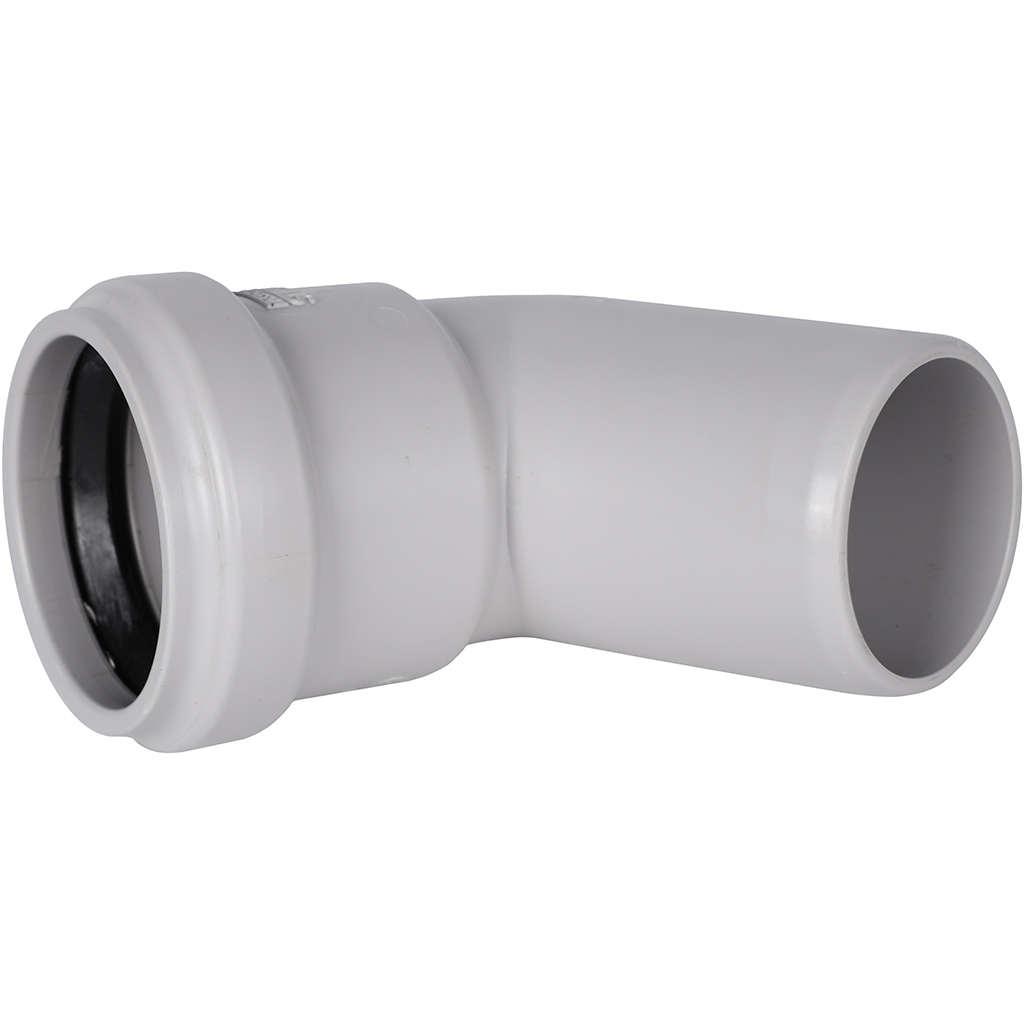 Отвод канализационный бесшумный STOUT D58х67°, SKB-0011-005867
