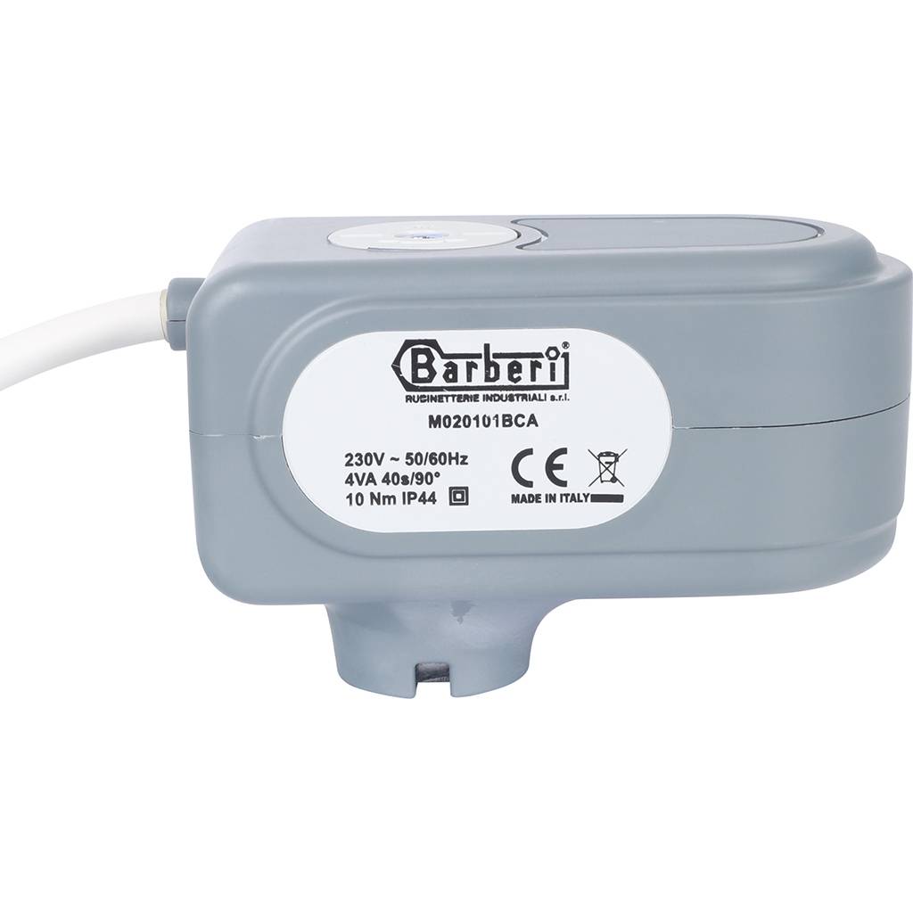 Сервопривод для шаровых зональных клапанов STOUT ход 90°, кабель 1 м, 40 сек., 230 B, 4 полюса, SVM-0071-230004