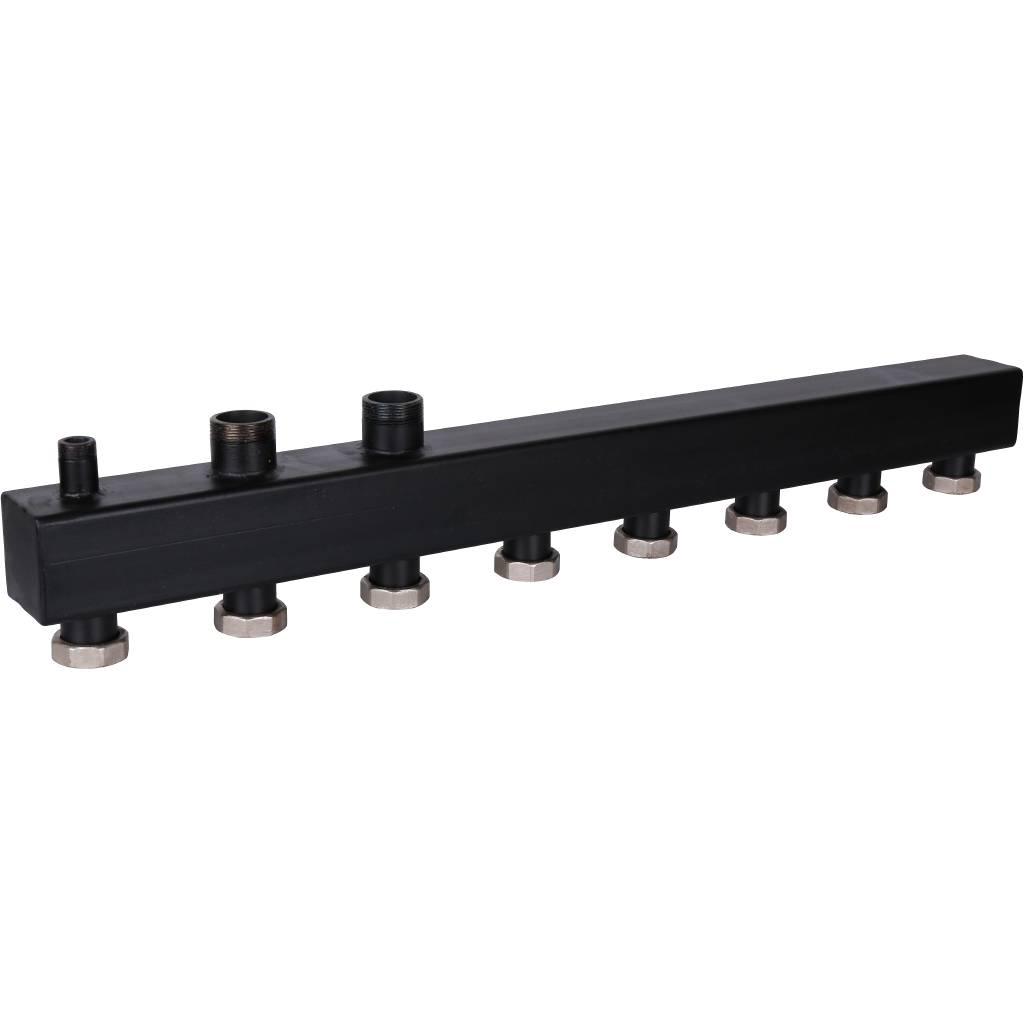 Стальной распределительный коллектор ROMMER RDG-0017 4 отопительных контура 1 1/2 RDG-0017-004004