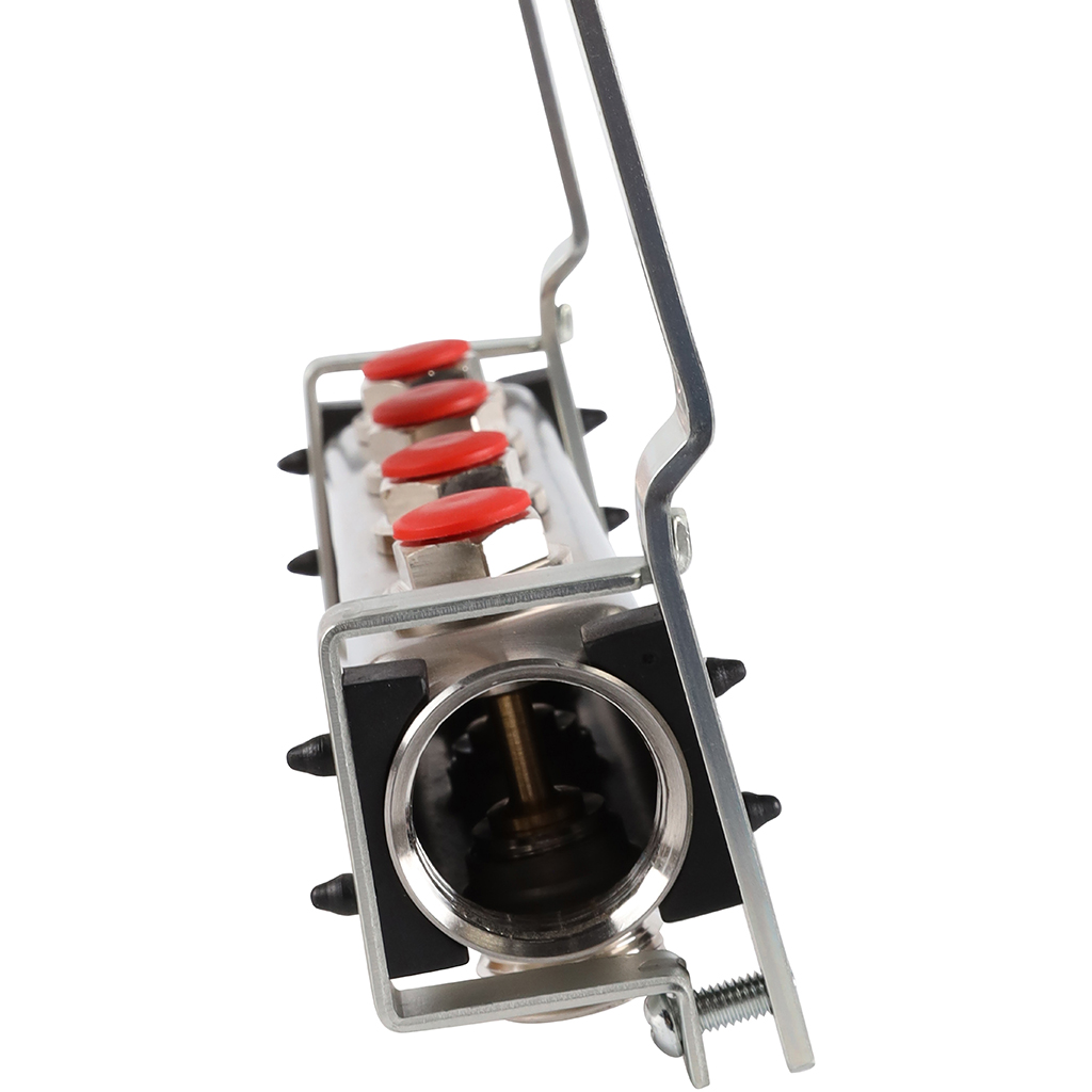 Коллектор из нержавеющей стали без расходомеров ROMMER 4 выхода, RMS-3200-000004