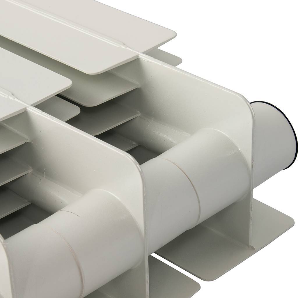 Радиатор биметаллический Global STYLE PLUS 350 6 секций боковое подключение (белый RAL 9010), STP03501006