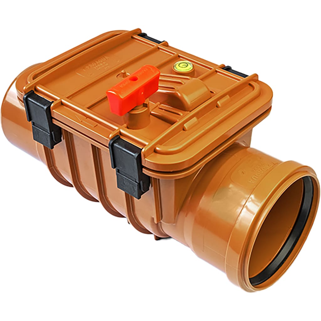 Обратный клапан для наружной канализации Pro Aqua Terra D110 PP, PPH80110