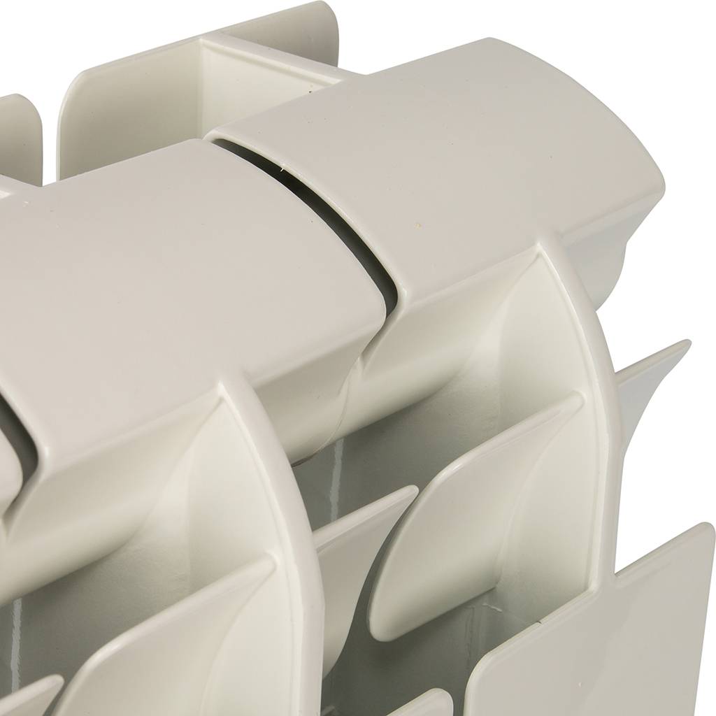 Радиатор алюминиевый Global VOX EXTRA 350 8 секций боковое подключение (белый RAL 9010), 83540