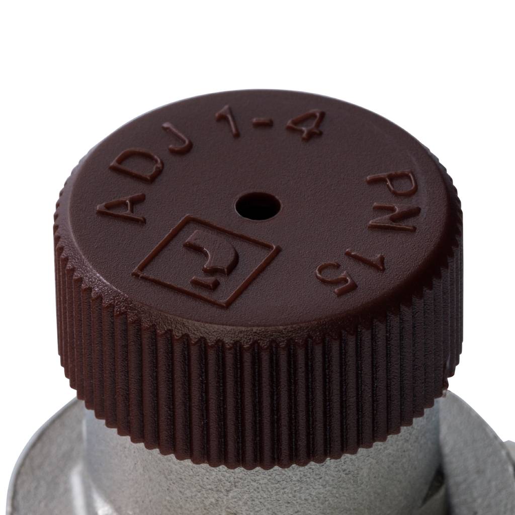 STOUT SVS 3/4  Редуктор давления с давлением на выходе 1…4 бар с подсоединением для манометра, SVS-0010-000020