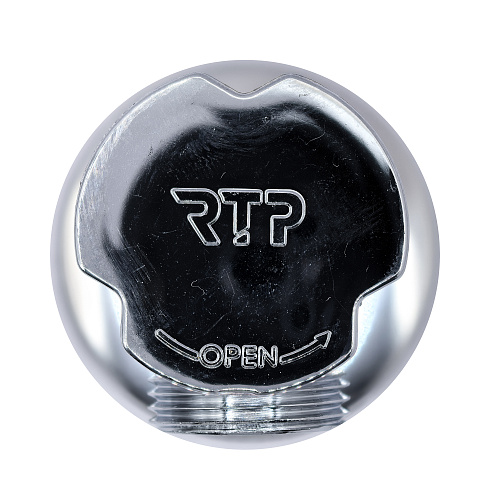 Вентиль угловой удлиненный, латунь 1/2х3/4, еврослот, хромированный, РТП