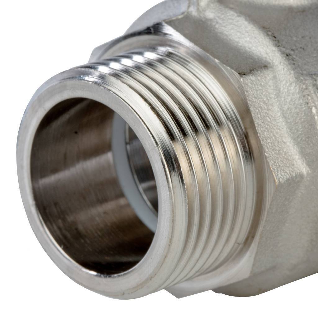 Кран шаровой STOUT полнопроходной, НР/НР, ручка бабочка 1, SVB-0006-000025