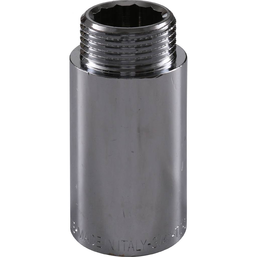 Удлинитель TIEMME НВ 50мм-3/4 хром для стальных труб резьбовой, 1500139