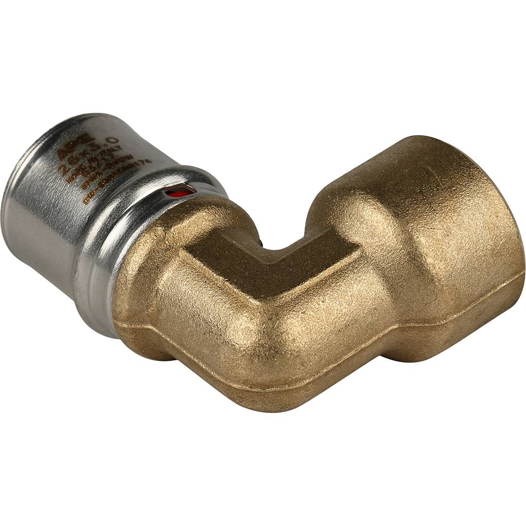 Угольник-переходник STOUT с внутренней резьбой 3/4 х26 для металлопластиковых труб прессовой, SFP-0010-003426