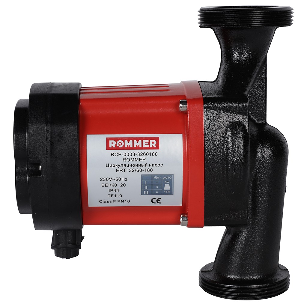Циркуляционный насос ROMMER ERTI 32/60-180, RCP-0003-3260180