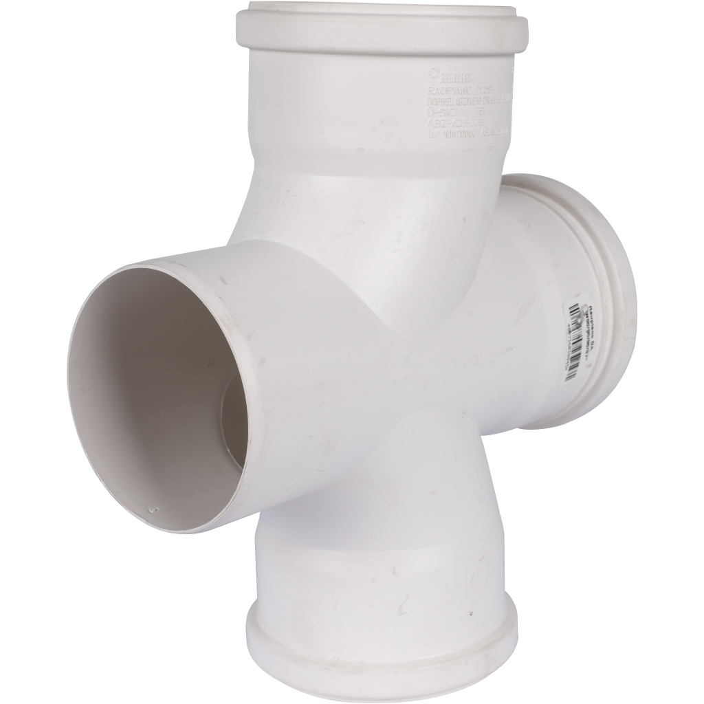 Крестовина РЕХАУ RAUPIANO PLUS 90/90/90/87° max flow (гидравлически оптимизированный радиус), 11237141001