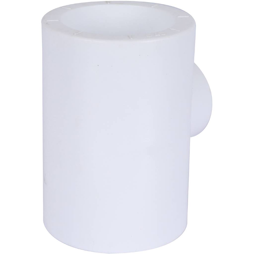 Тройник переходной Политэк 40х25х40 для полипропиленовых труб под сварку (цвет белый), 9300402540