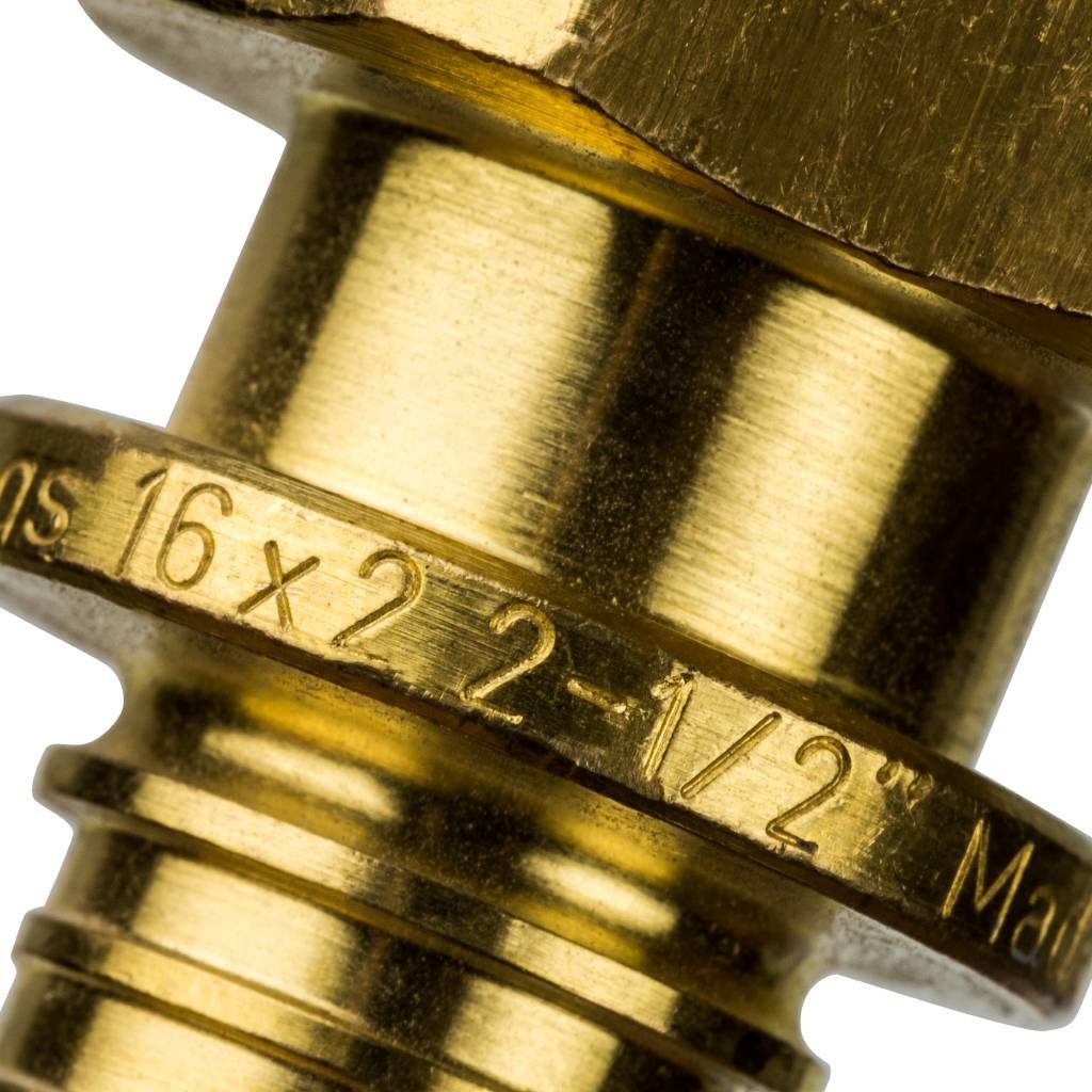 Переходник STOUT с внутренней резьбой 16xG 1/2 для труб из сшитого полиэтилена аксиальный