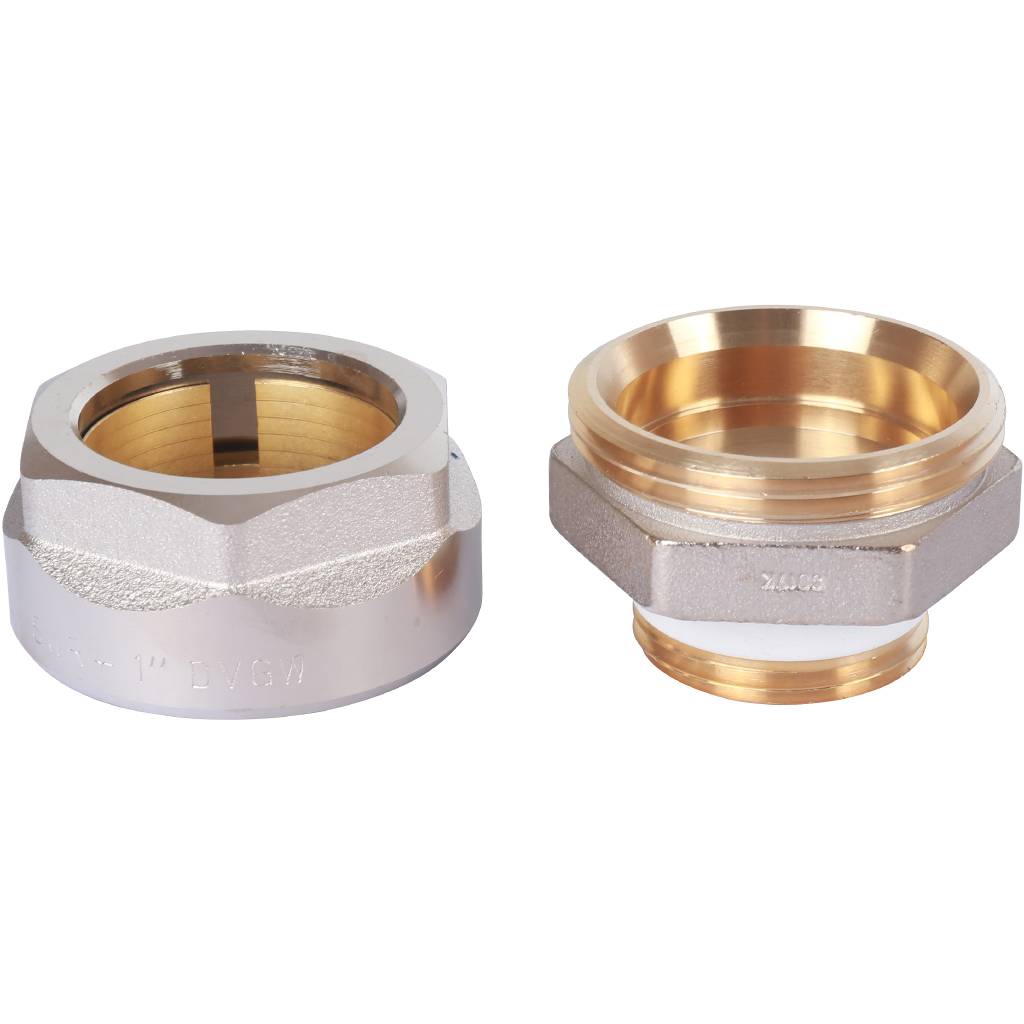 Фитинг Meibes резьбовой латунный Plus для стальных труб 1”*1” HР, F13081