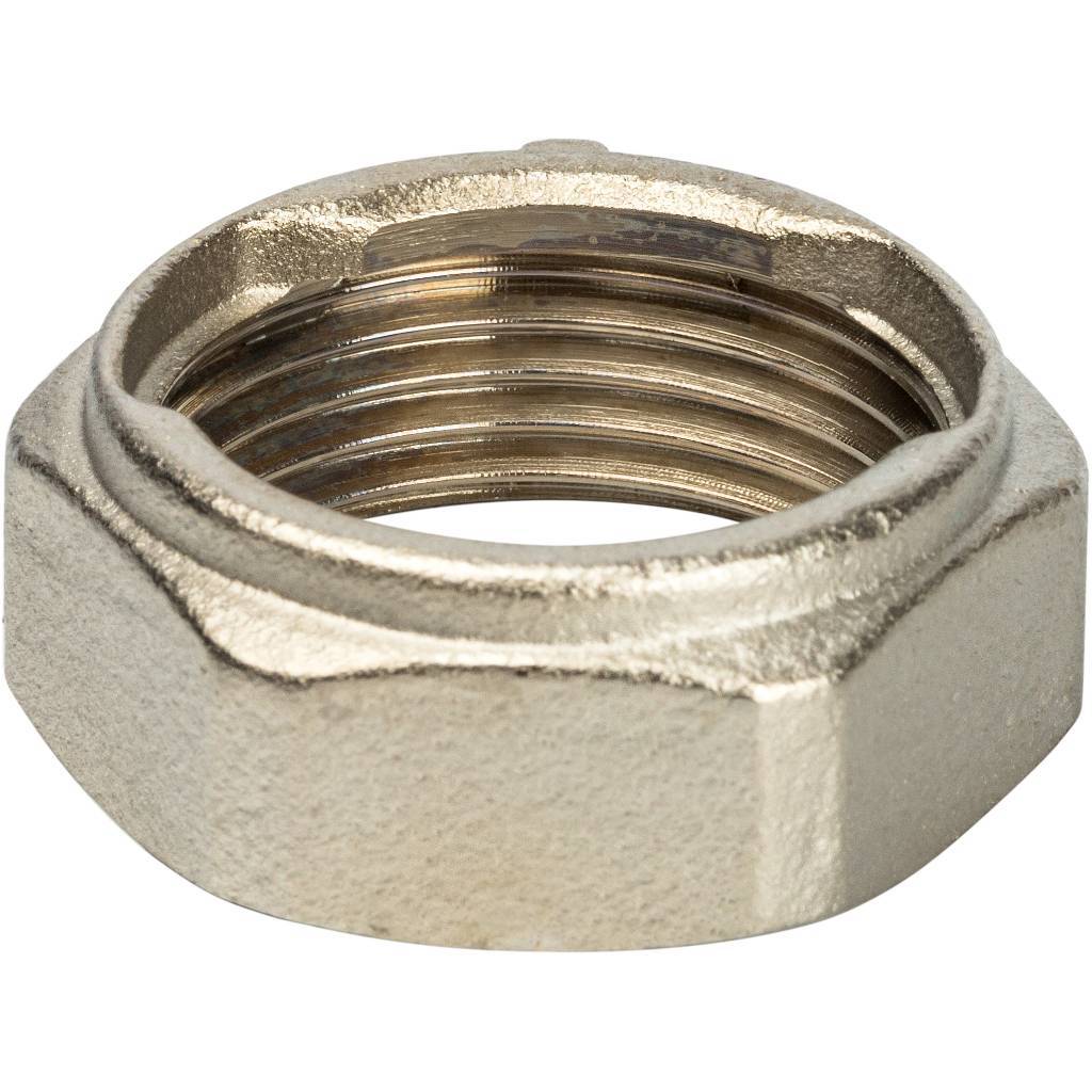 Разъемное соединение STOUT 1 с плоским уплотнением, никелированное, SDG-0019-010025