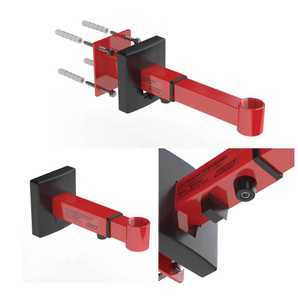 Настенное регулируемое крепление для расширительного бака Askon (до 25л.), 1 красное