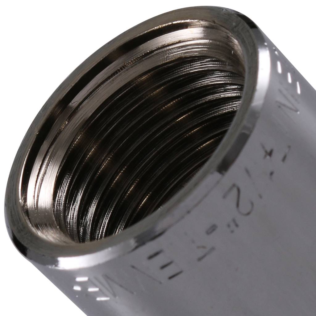 Удлинитель TIEMME НВ 40мм-1/2 хром для стальных труб резьбовой, 1500113