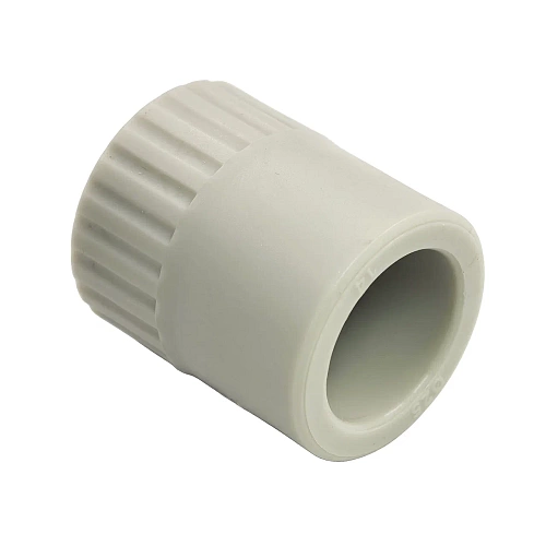 Муфта комбинированная PPR внутренняя резьба 25х1/2,  серый, РТП